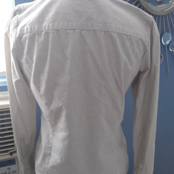 St. Johns Bay Button down long sleeve top - Picture 5 of 7